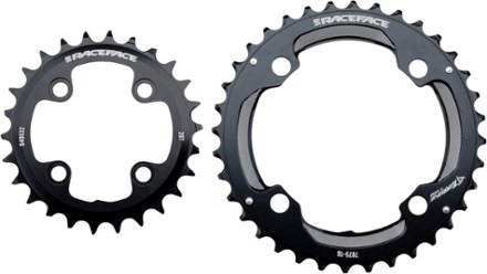 Race Face 2x Turbine 11-Speed 64/104 BCD Chainring Set 0