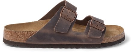 Birkenstock Men s Arizona SFB Habana Oiled Leather Sandals Brown 45 EU 12 M US