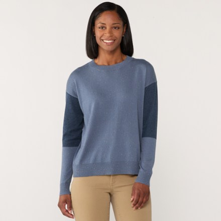 Smartwool Edgewood Colorblock Crew Sweater - Women's 1
