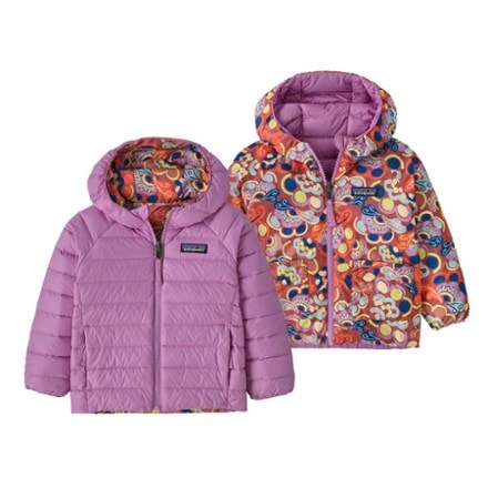 Patagonia Reversible Down Sweater Hoody - Toddlers' 0