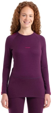 Icebreaker 200 ZoneKnit Long-Sleeve Crewe Base Layer Top - Women's 0