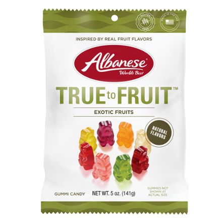 Albanese True to Fruit Exotic Fruits Gummi Candy 0