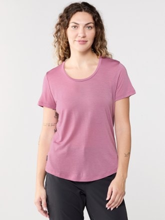 Icebreaker 125 Cool-Lite Merino Blend Sphere III Scoop T-Shirt - Women's 1