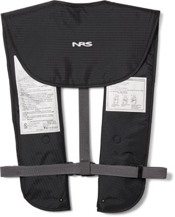 NRS Otto Matik Inflatable PFD Back view (Black)