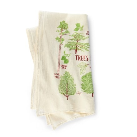Claudia Pearson Field Guide to Maine Trees Tea Towel 2