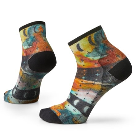 Smartwool Bike Zero Cushion Celestial Print Ankle Socks - Women's 0