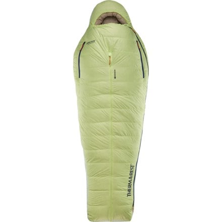 Therm-a-Rest Boost 650 32F/0C Sleeping Bag WarmZip closed | Regular size shown