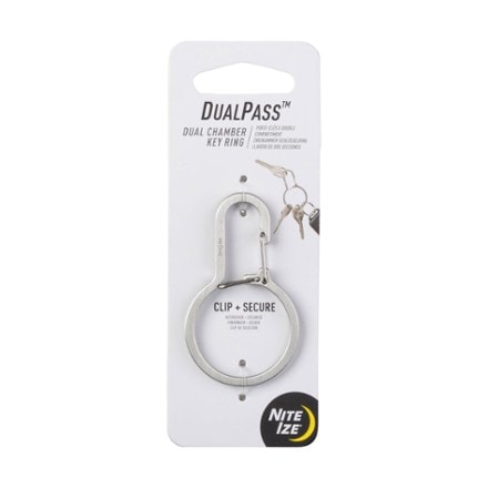 Nite Ize DualPass Dual Chamber Keyring 0