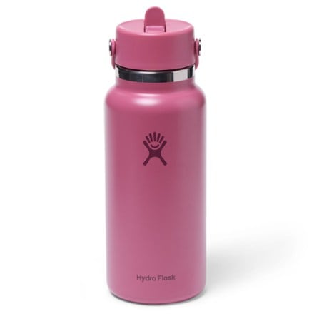 Hydro Flask Wide-Mouth Vacuum Water Bottle with Flex Straw Cap - 32 fl. oz. 1