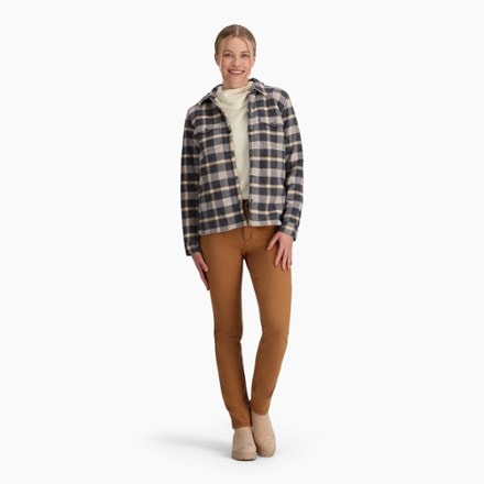 Royal Robbins Snowcap Lined Flannel Long-Sleeve Shirt Jacket - Women's 3