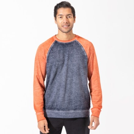 Threads 4 Thought Colorblock Raglan Fleece Crew Sweatshirt - Men's 0