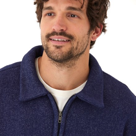 Threads 4 Thought Gabe Cozy Fleece Quarter-Zip Polo - Men's 3