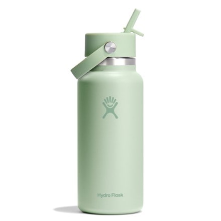 Hydro Flask Wide-Mouth Vacuum Water Bottle with Flex Straw Cap - 32 fl. oz. 0