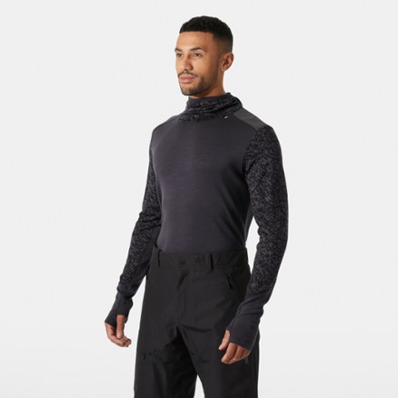 Helly Hansen LIFA Merino Midweight Balaclava Base Layer Hoodie - Men's 1