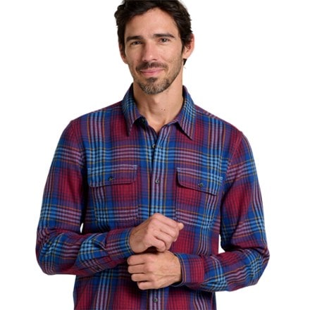 Toad&Co Indigo Flannel Long-Sleeve Shirt - Men's 2