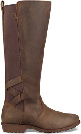 tall brown boots