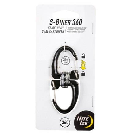 Nite Ize S-Biner 360 SlideLock Dual Carabiner #3 0