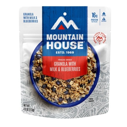 Mountain House Granola with Milk & Blueberries - 2 Servings 0