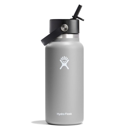 Hydro Flask Wide-Mouth Vacuum Water Bottle with Flex Straw Cap - 32 fl. oz. 0