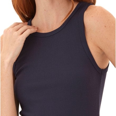Threads 4 Thought Feather Rib High-Neck Tank Top - Women's 3