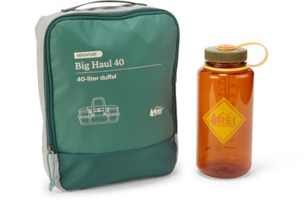 REI Co-op Big Haul 40 Duffel Water bottle not included