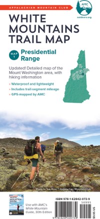 AMC White Mountains Trail Map: Presidential Range | REI Co-op