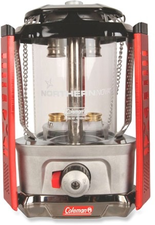 Coleman Northern Nova Propane Lantern Alternate View (Black/Red)