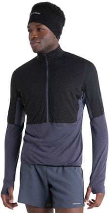 Icebreaker Merino Blend 200 RealFleece Descender Long-Sleeve Half-Zip Jacket - Men's 1