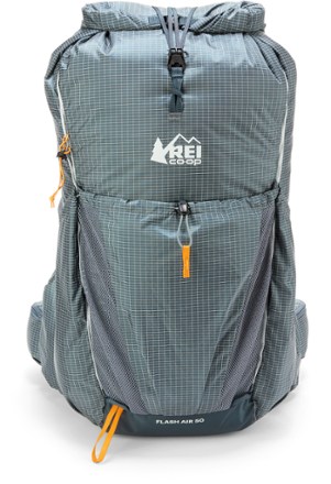 REI Co-op Flash Air 50 Pack - Women's Back view (Granite Peak Blue)