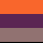 Color: Orange/Taupe/Eggplant