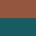 Color: Brown/Deep Teal