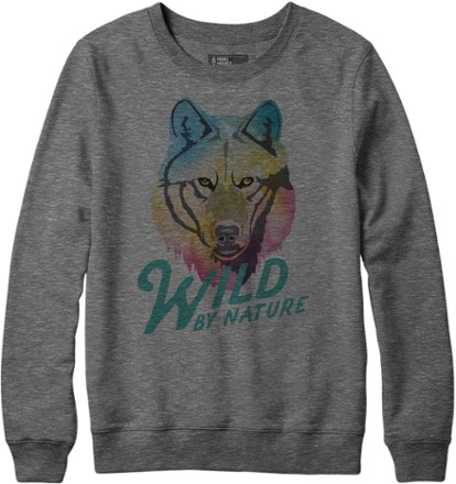 womens wolf sweatshirt