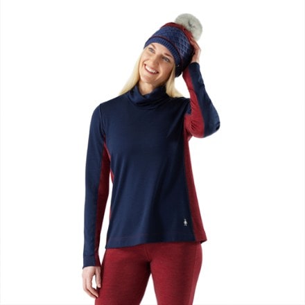 Smartwool Classic Thermal Merino Mock Neck Base Layer Top - Women's 1