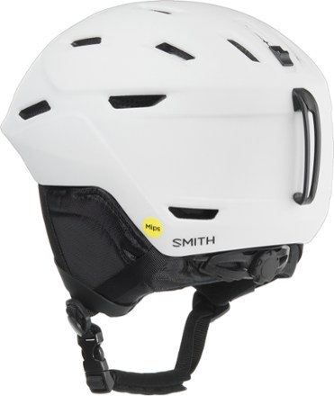 Smith Mission Mips Snow Helmet - Men's Back view (Matte White)