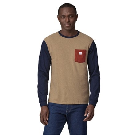 Patagonia Long-Sleeve Shop Sticker Pocket Responsibili-Tee Shirt 1