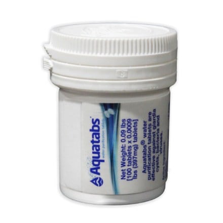 Aquatabs Water Purification Tablets - Package of 100 0