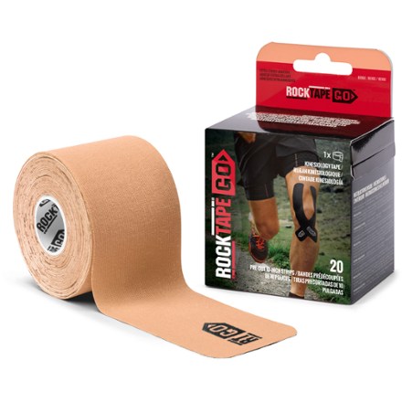 RockTape GO Extra-Sticky Adhesive Precut Kinesiology Tape 0