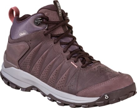 Oboz Sypes Mid Leather Waterproof Hiking Boots - Women's 2