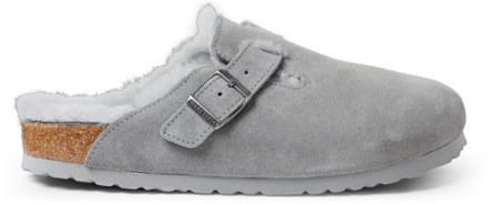 grey birkenstock clogs