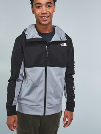 the north face train n logo hoodie