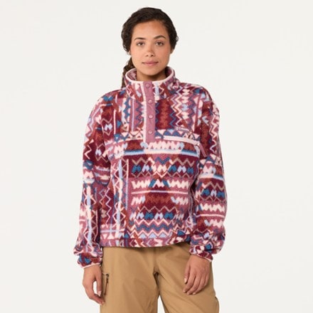 Columbia Helvetia II Cropped Half-Snap Fleece Pullover - Women's 1
