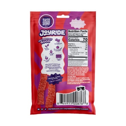 JOYRIDE Low Sugar Sour Strips 1