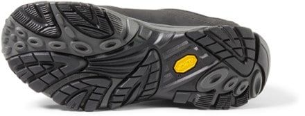 Merrell Moab Adventure Lace Waterproof Shoes - Men's Sole view (Black)