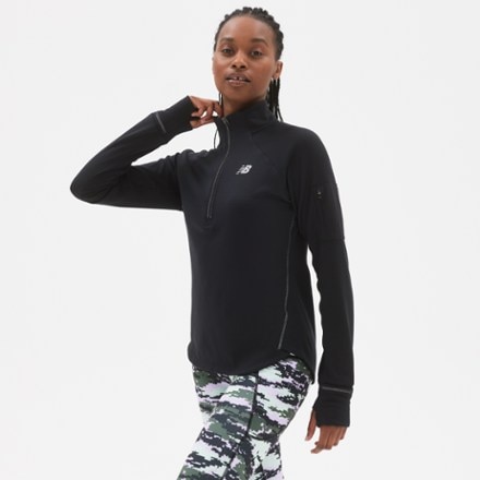 New Balance NB Heat Grid Half-Zip Top - Women's 8