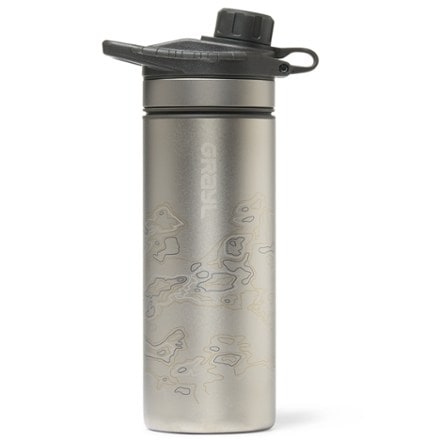 Grayl GeoPress Ti Water Filter and Purifier Bottle Plus Cook Lid 6