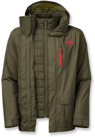 the north face thermoball snow triclimate hooded jacket