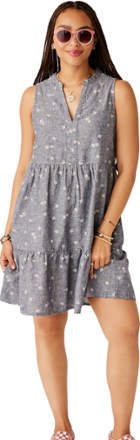 Carve Designs Nellie Linen Dress 0