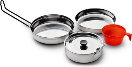 Alpine Mountain Gear Stainless-Steel Mess Kit 0