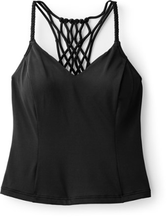 black tankini swim top