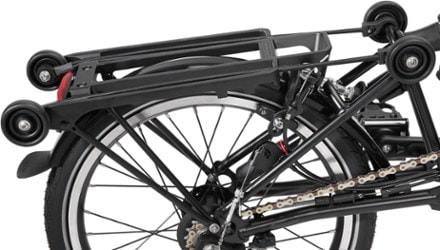 Brompton C Line Explore Folding Bike with Rack - Mid 9